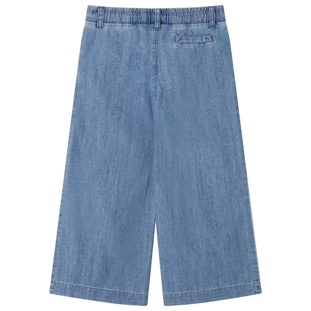 Vidaxl Kinderbroek 104 Denimblauw