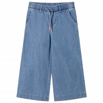 Vidaxl Kinderbroek 128 Denim Blue