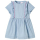 Vidaxl children's dress with ruffles 92 soft blue