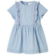 Vidaxl children's dress with ruffles 104 soft blue