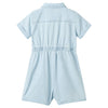 Vidaxl Kindersia con maniche corte 92 Blu morbida