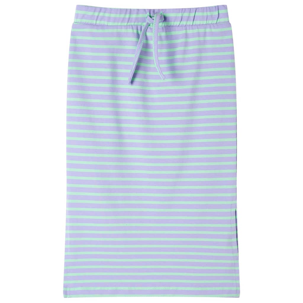 Gonna per bambini Vidaxl Straight With Stripes 140 Felmint colorato