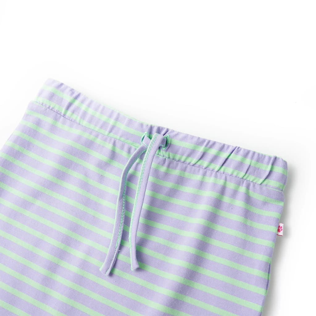 Gonna per bambini Vidaxl Straight With Stripes 140 Felmint colorato