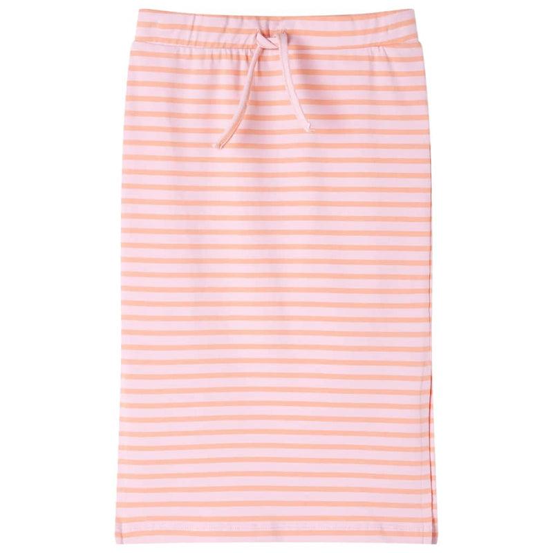 Gonna per bambini Vidaxl dritta con strisce 116 rosa