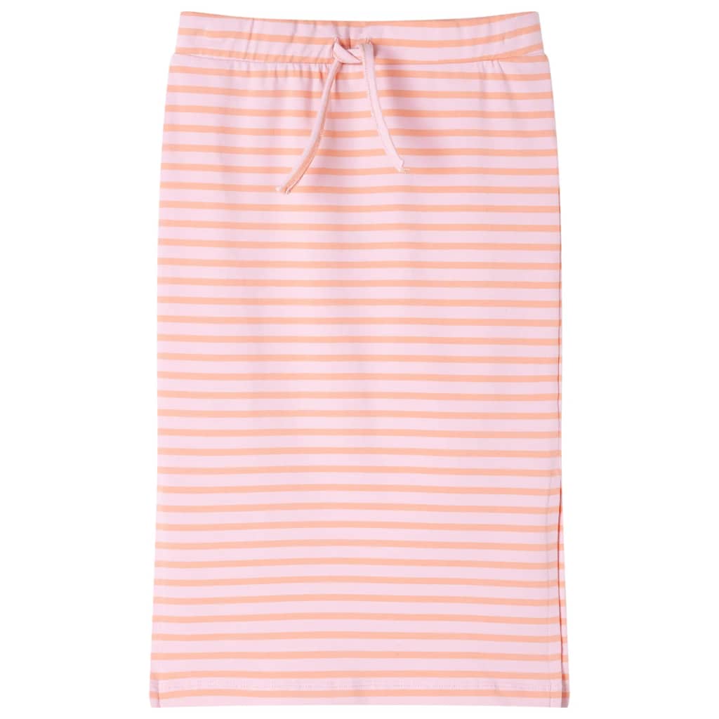 Gonna per bambini Vidaxl dritta con strisce 140 rosa