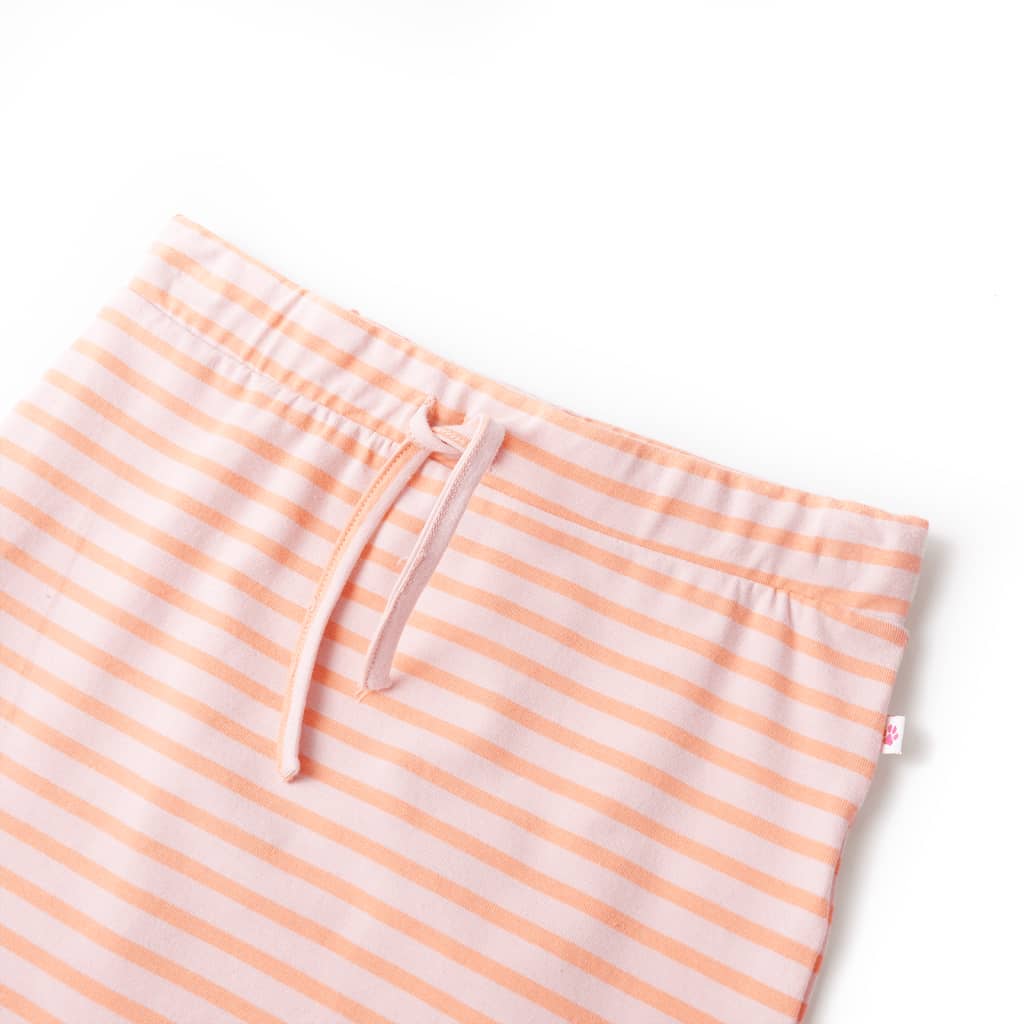 Gonna per bambini Vidaxl dritta con strisce 140 rosa