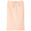 Vidaxl falda infantil recta con rayas 116 naranja fluorescente