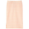 Vidaxl Falda infantil recta con rayas 140 Naranja fluorescente