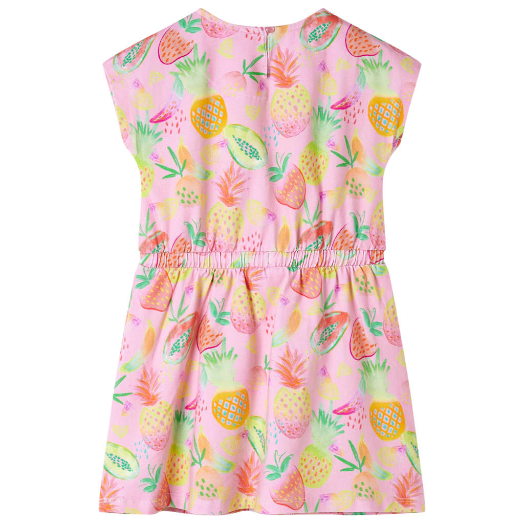 Vidaxl kinderjurk 104 zachtroze