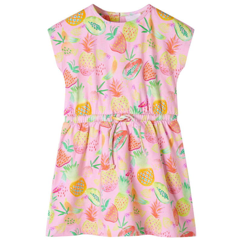 Vidaxl kinderjurk 140 zachtroze