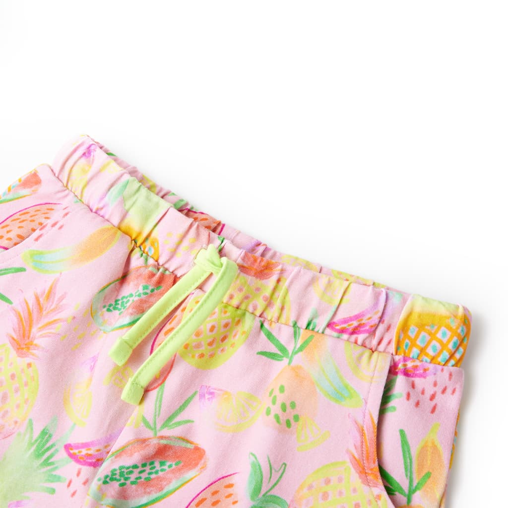 Vidaxl Children's Short con Trekoord 104 Soft Pink