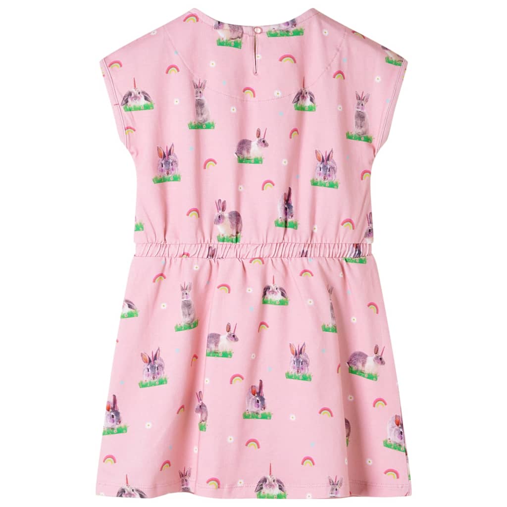 Vidaxl kinderjurk 104 lichtroze