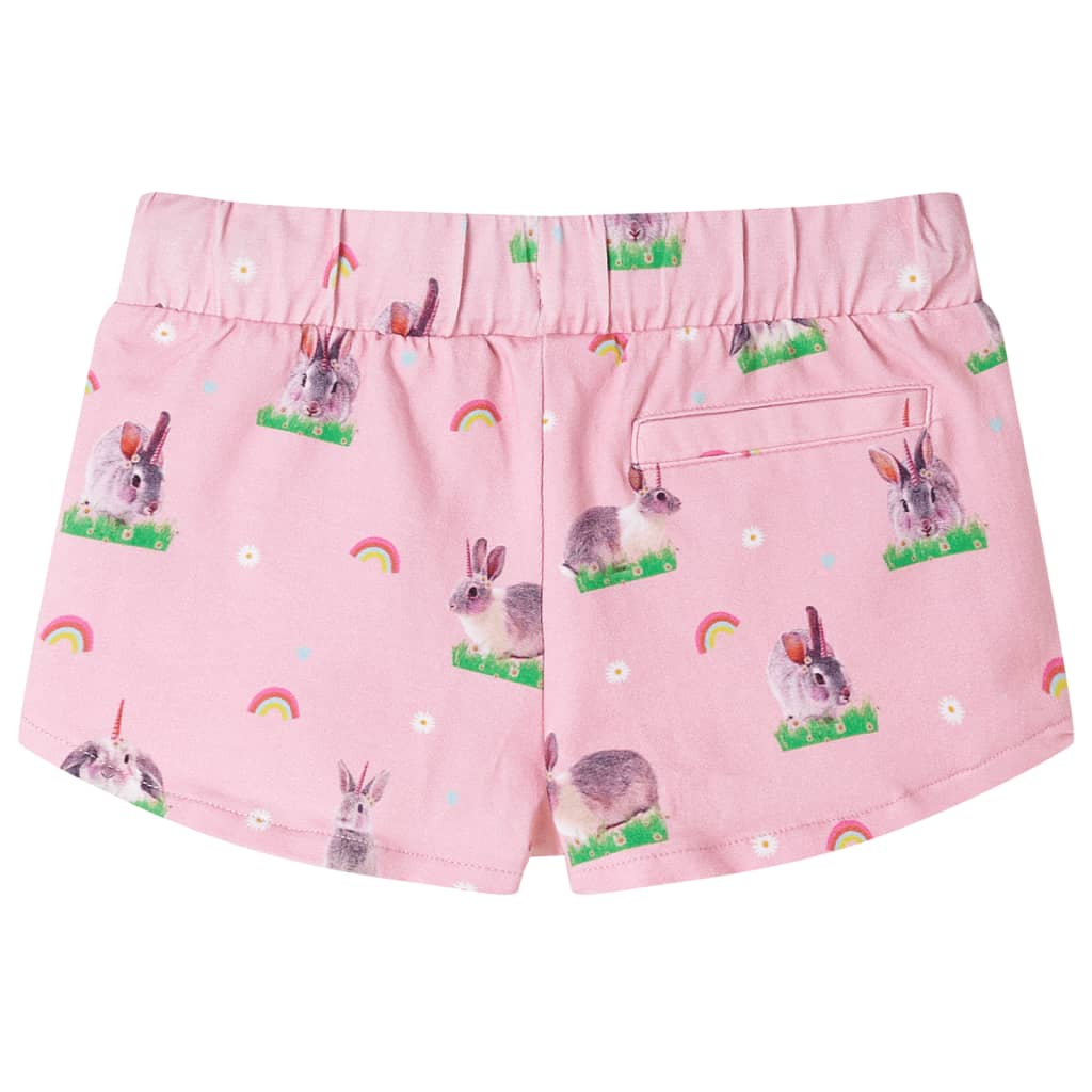 Vidaxl Shorts per bambini con trekoord 104 rosa chiaro