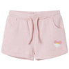 VidaXL Kindershorts met trekkoord 92 gemengd lichtroze