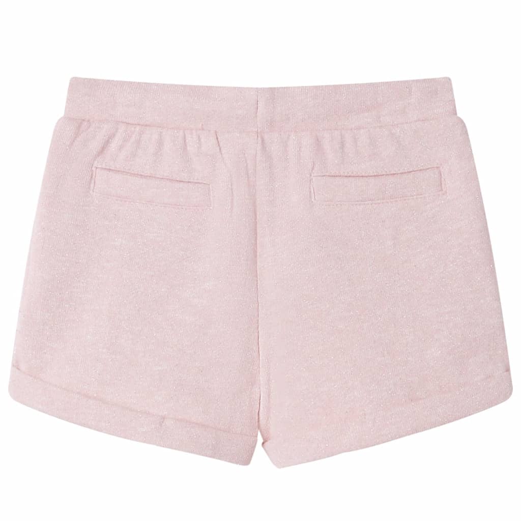 Vidaxl Shorts per bambini con trekoord 92 rosa chiaro misto