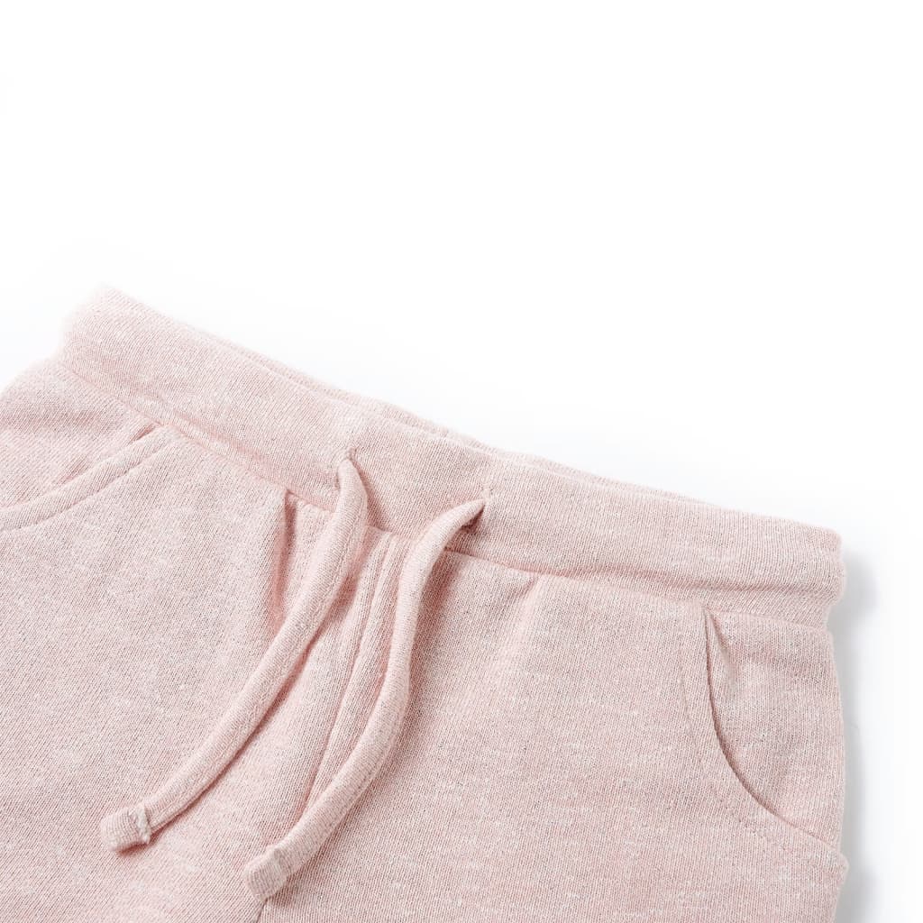 Vidaxl Shorts per bambini con trekoord 92 rosa chiaro misto