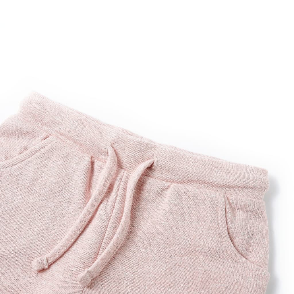 Vidaxl Shorts per bambini con trekoord 116 rosa chiaro misto