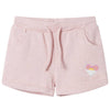 Vidaxl kindershorts met trekkoord 128 gemengd lichtroze