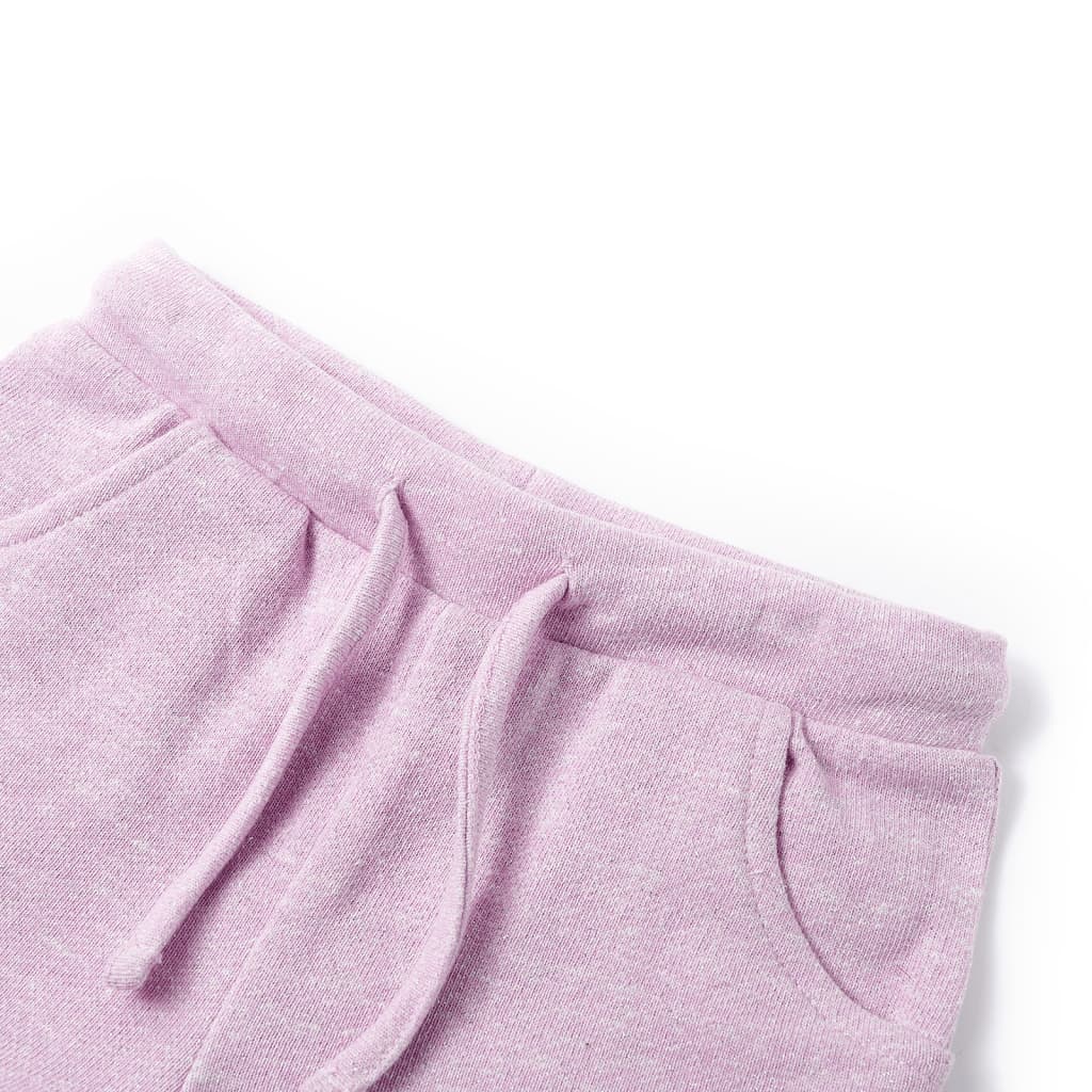 Vidaxl Shorts para niños con Trekkoord 116 Lila mixta
