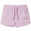 Vidaxl Shorts para niños con Trekoord 128 Lila mixta