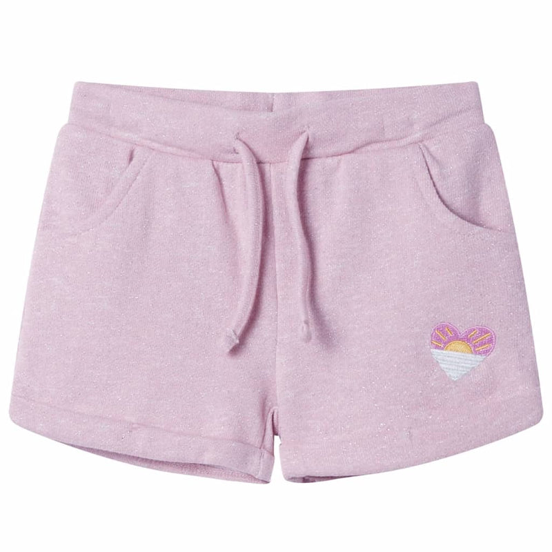 Vidaxl Shorts para niños con Trekoord 128 Lila mixta