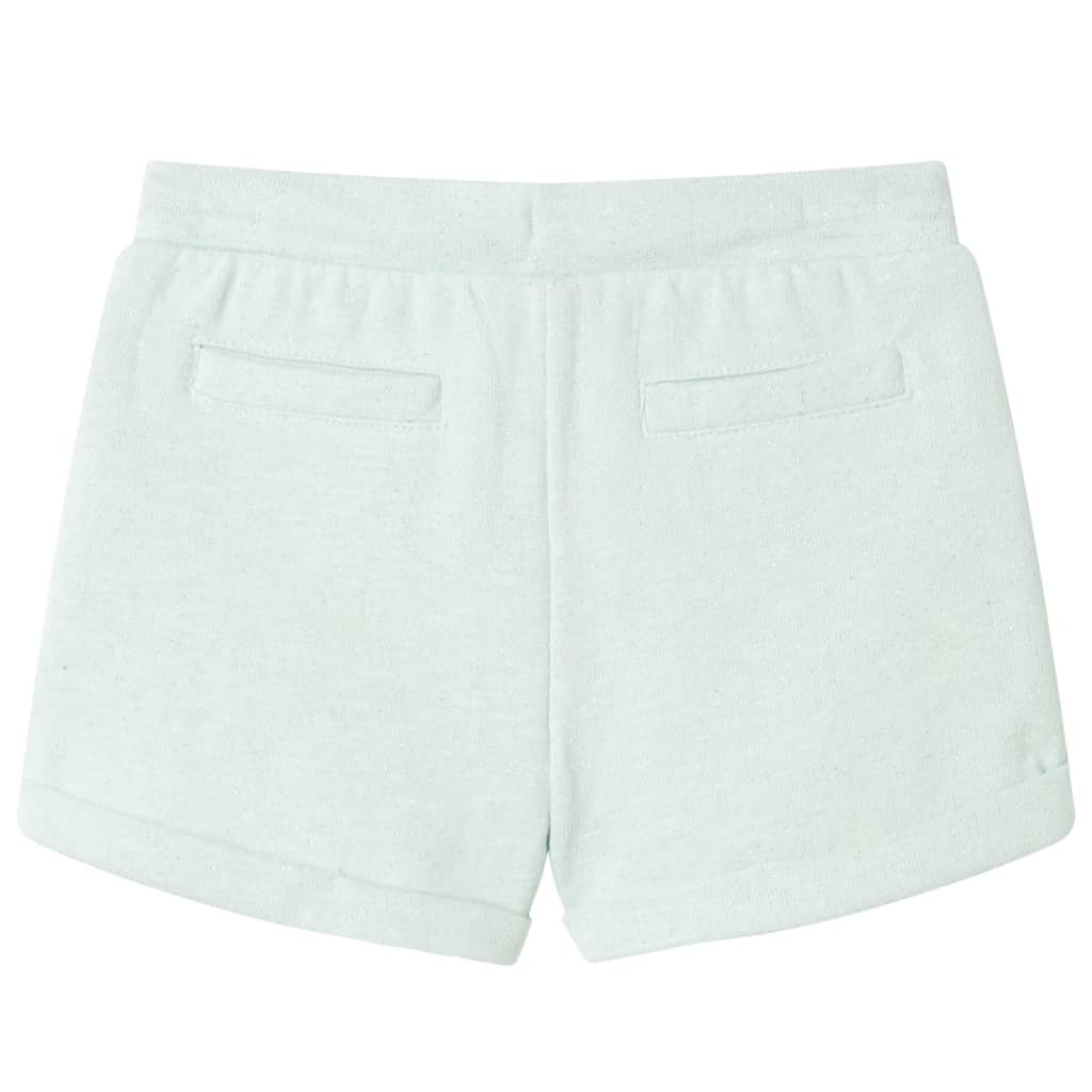 Vidaxl Shorts per bambini con Trekoord 116 Mint Mint -colorato