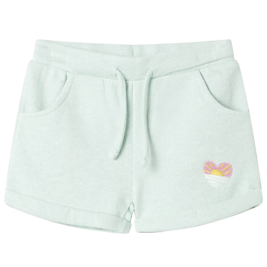 Vidaxl Shorts per bambini con Trekoord 128 Mint Mint misto