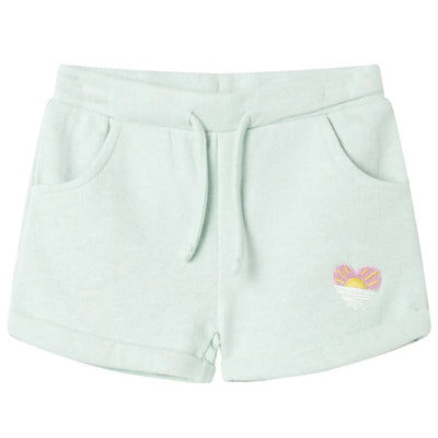 Vidaxl Shorts per bambini con Trekoord 128 Mint Mint misto