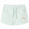 VidaXL Kindershorts met trekkoord 140 gemengd lichtmintkleurig