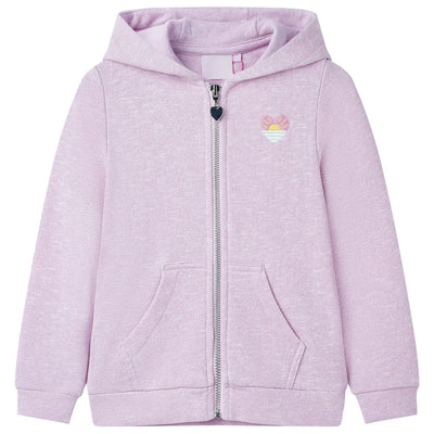 Vidaxl Children's Stupt with Hood e Rits 92 Mixed Lila