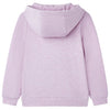 Chaleco infantil de Vidaxl con capucha y rits 92 lila mixta