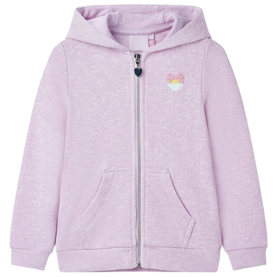 Vidaxl Children's Stupt with Hood e Rits 104 Mixed Lila