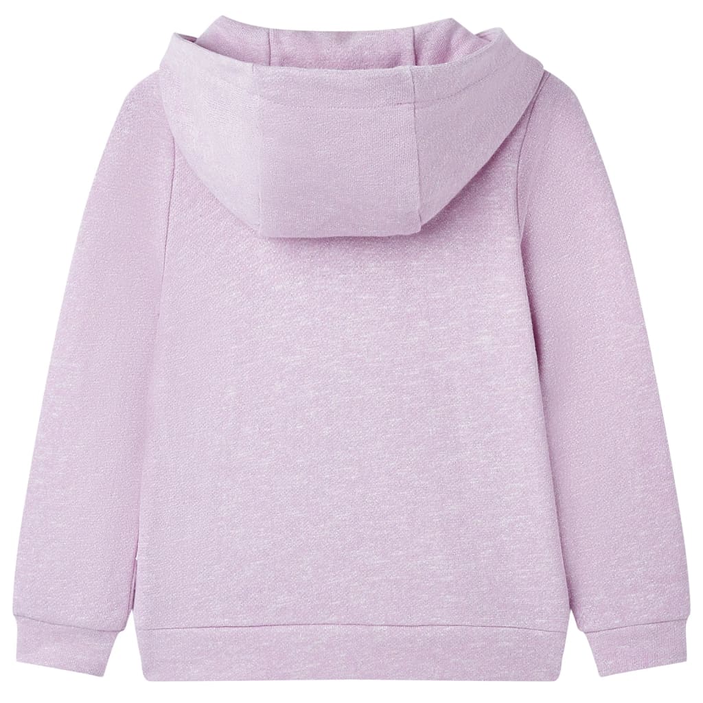 Vidaxl Children's Stupt with Hood e Rits 116 Mixed Lila