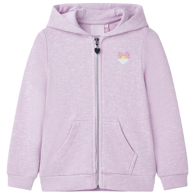 Vidaxl Children's Stupt with Hood and Zipper 140 Missod Lilac