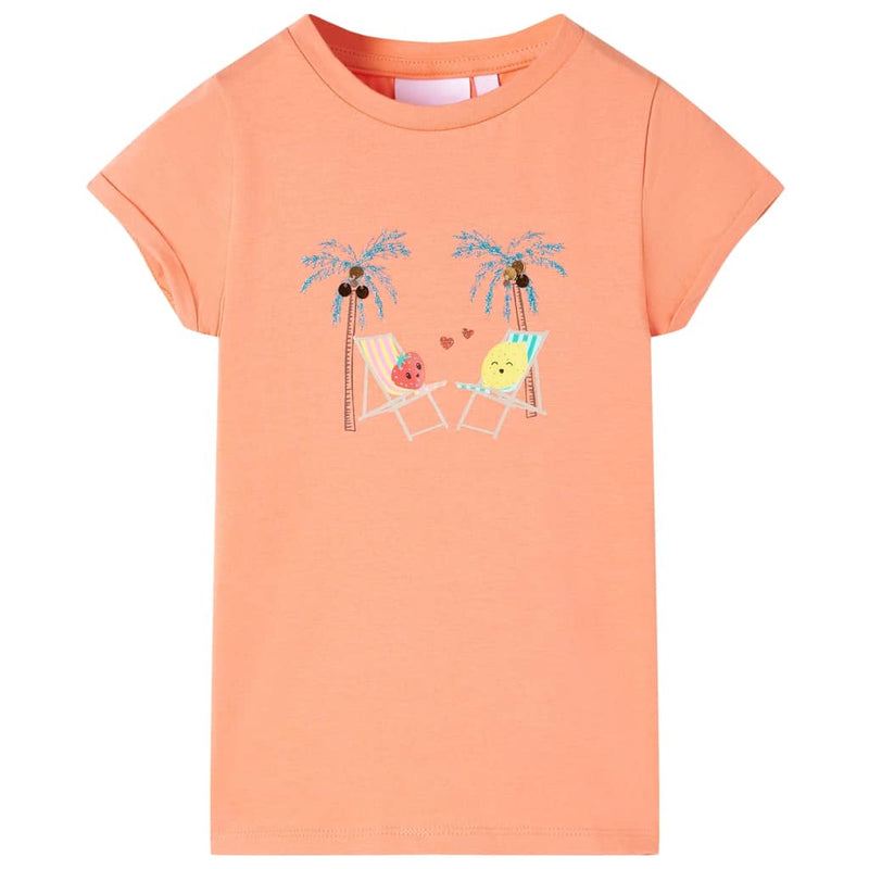 Vidaxl Children's Shirt 128 Persikkleur