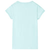 VidaXL Kindershirt 104 lichtzeeblauw