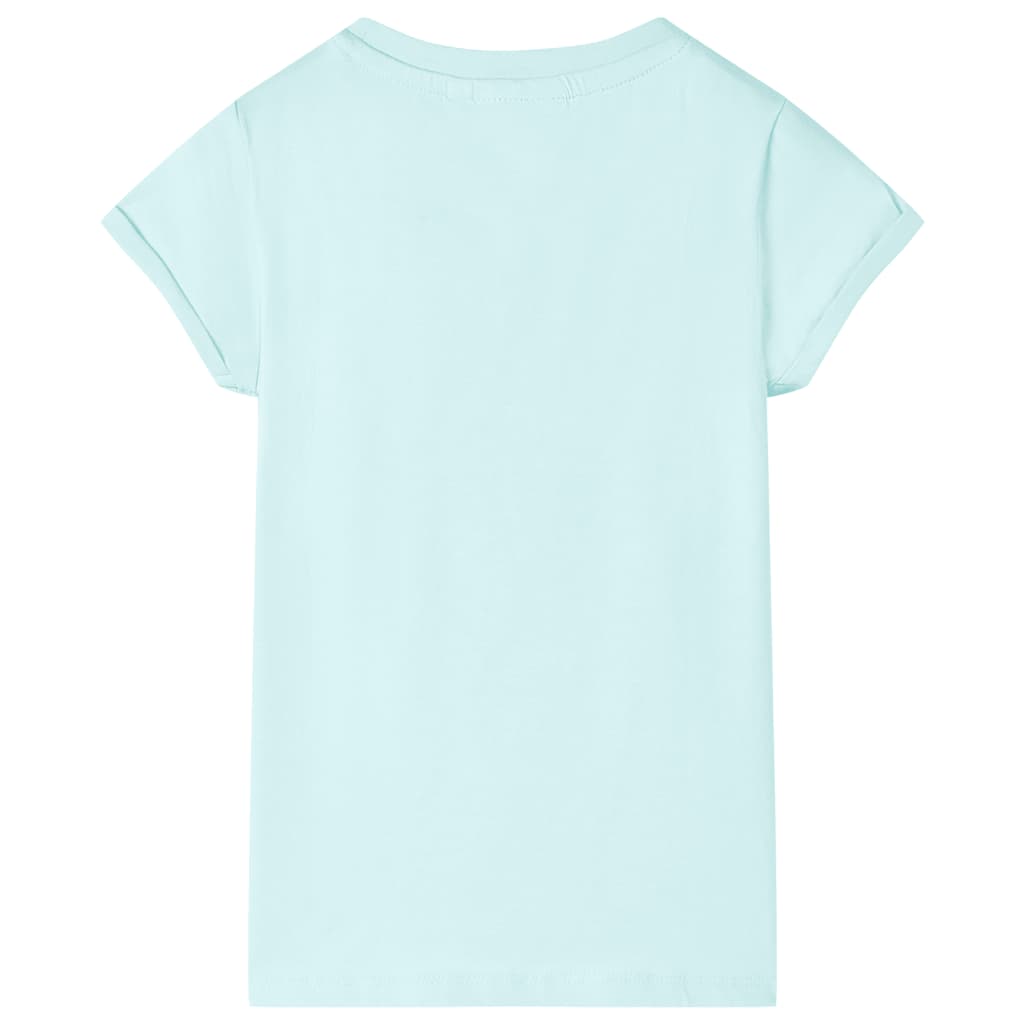 Vidaxl Shirt per bambini 104 Blu chiaro