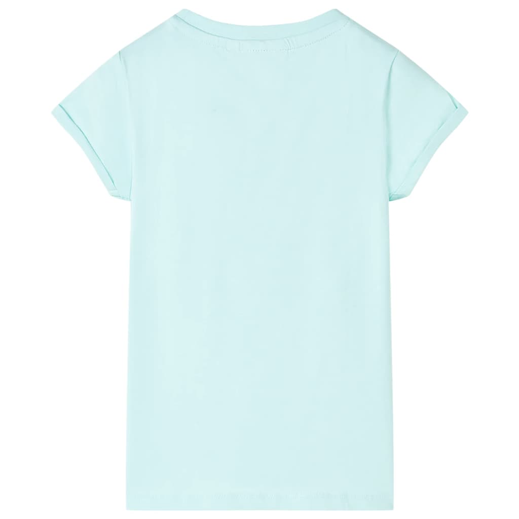 Vidaxl Camisa infantil 128 Light Sea Blue