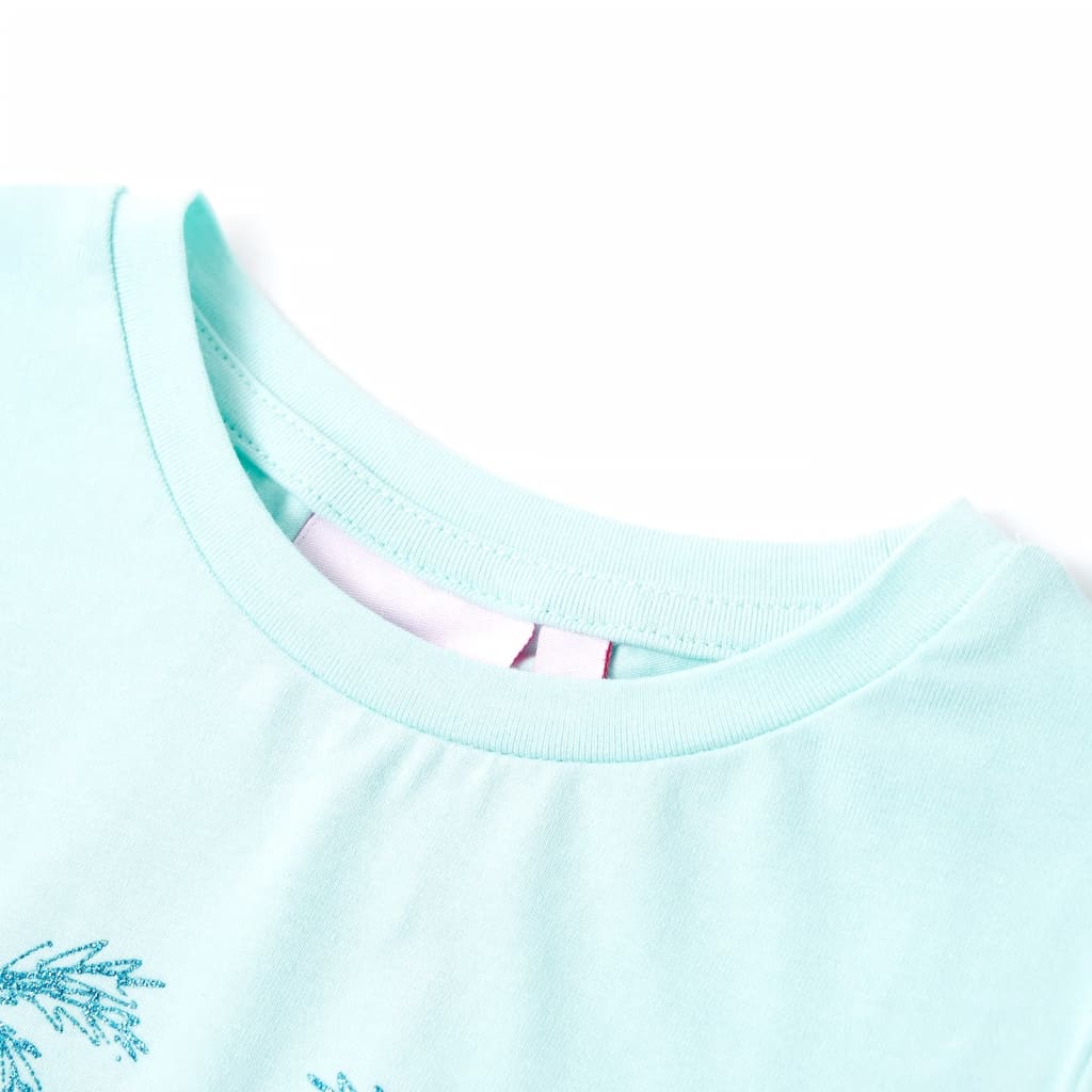 Vidaxl Camisa infantil 128 Light Sea Blue