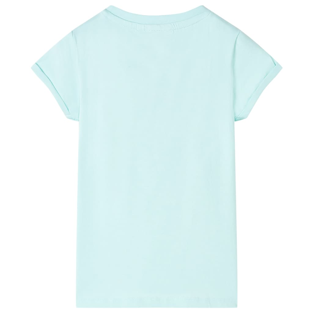 Vidaxl Camisa para niños 140 Light Sea Blue