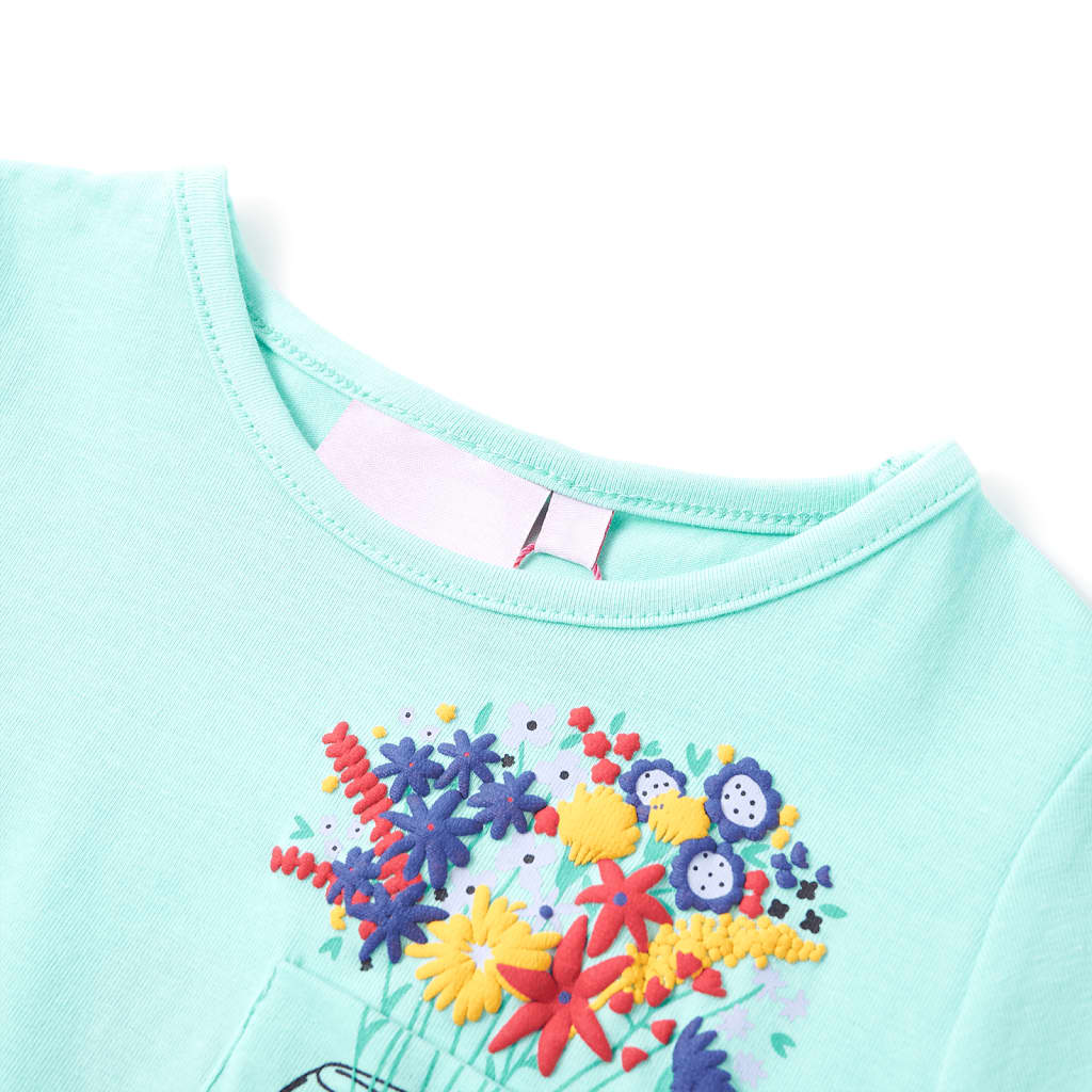 Vidaxl Children's Shirt 116 Light Mint