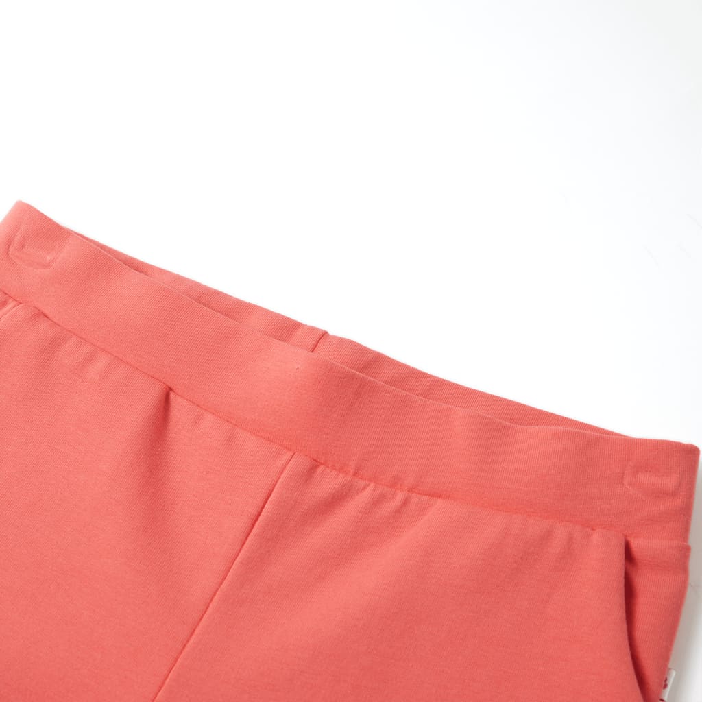 Vidaxl Pantaloni per bambini con gambe larghe 92 corallo