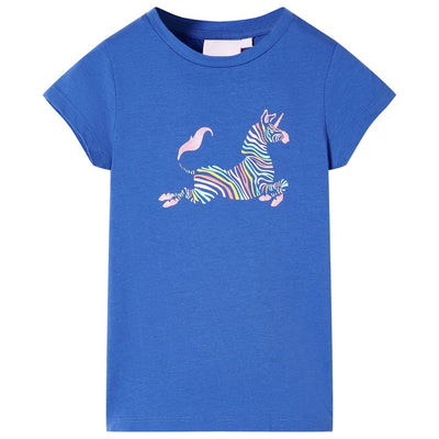 Vidaxl Children's Shirt 116 Cobalt Blue