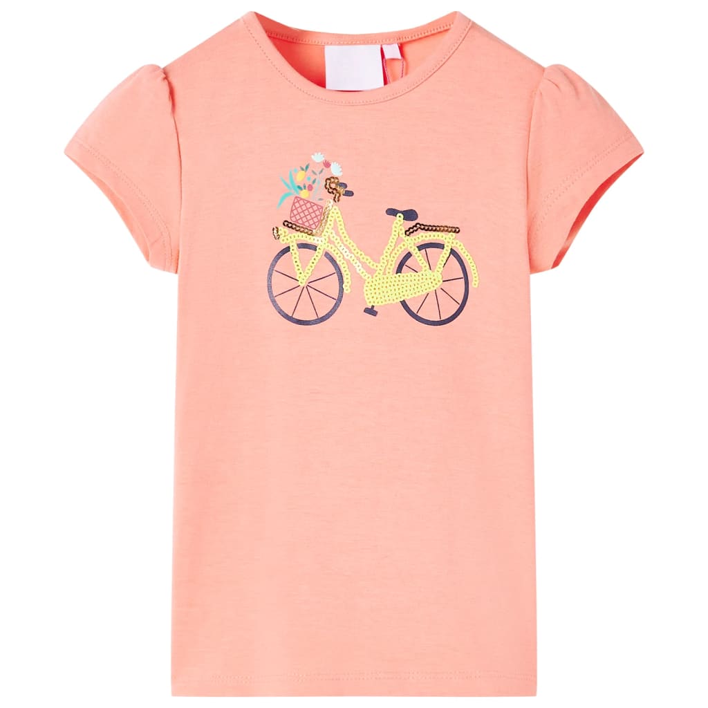 Vidaxl Children's Shirt 116 Neonkoraal