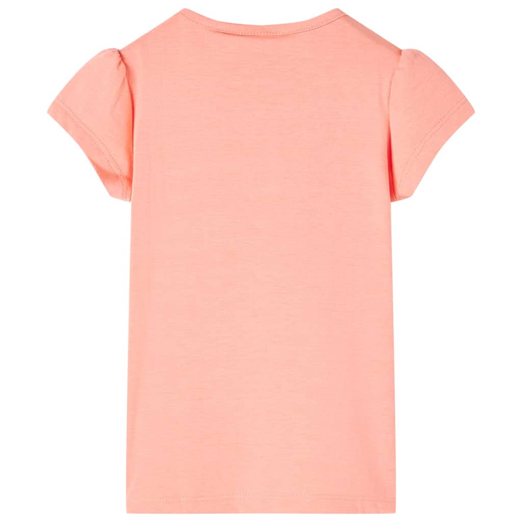 Vidaxl Children's Shirt 116 Neonkoraal