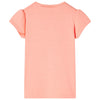 Vidaxl kindershirt 128 neonkoraalkleurig