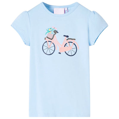 Vidaxl Children's Shirt 128 Blu chiaro