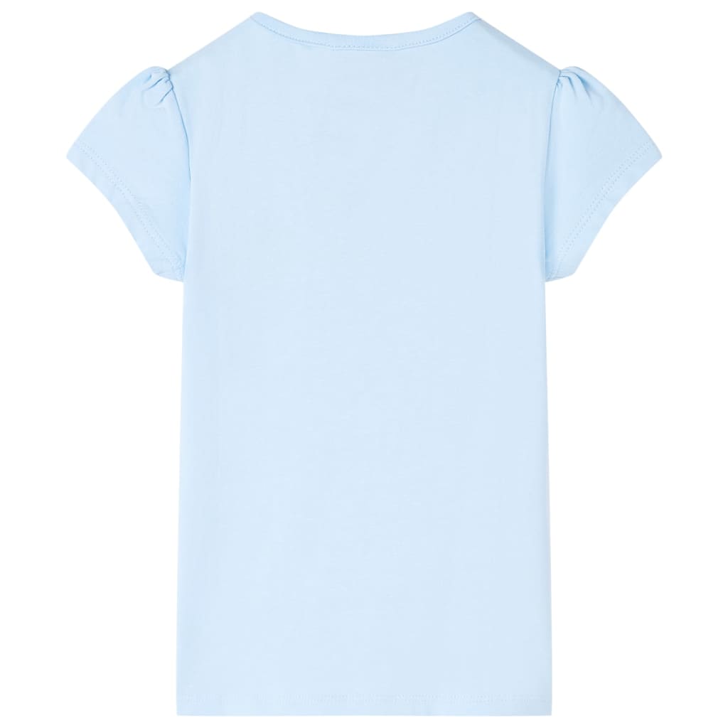 Vidaxl Shirt per bambini 140 azzurro