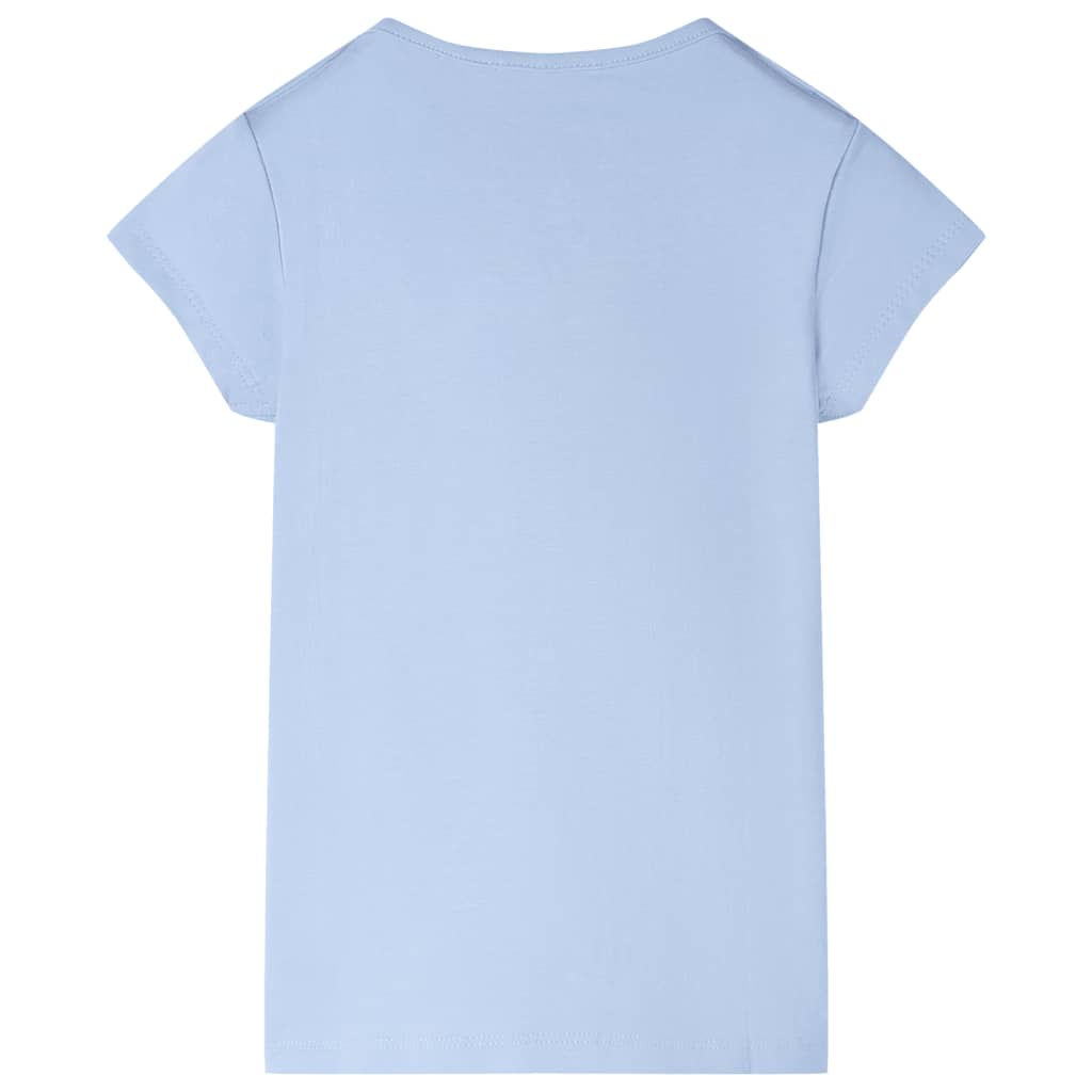 Vidaxl Shirt per bambini 140 azzurro