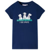 Vidaxl Camisa para niños 104 azul marino